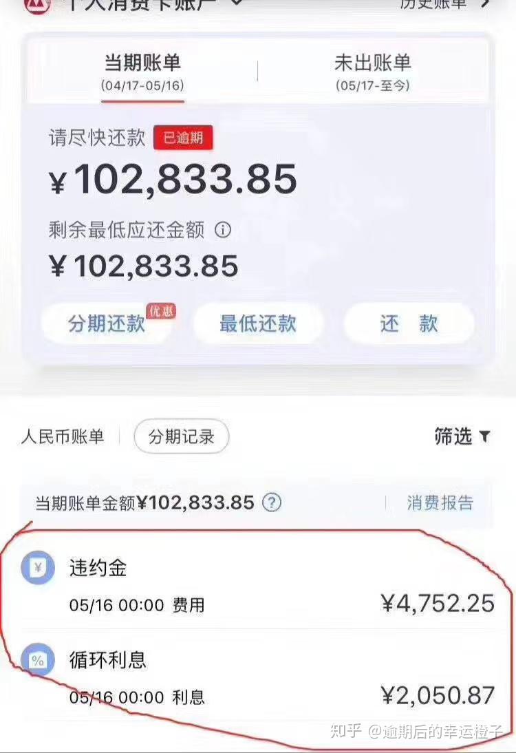 信用卡逾期的利息和违约金怎么算？2021年违约金如何计算？