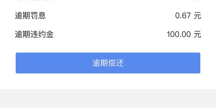 网商贷100元逾期了，后果有多严重?