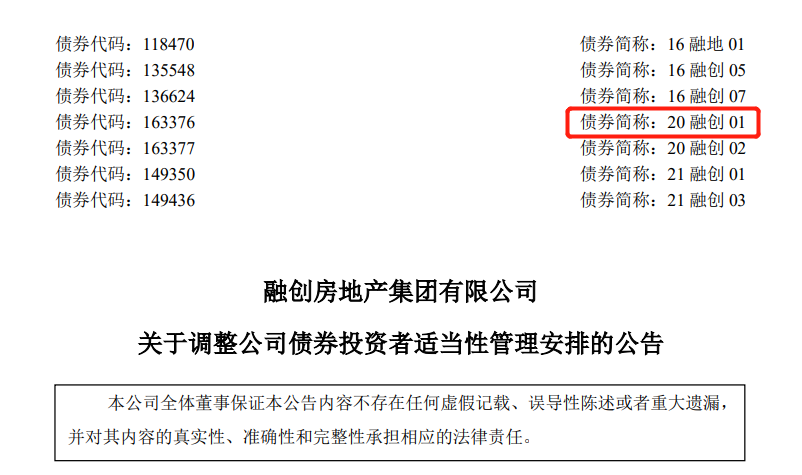 网传融创上海公司商票逾期