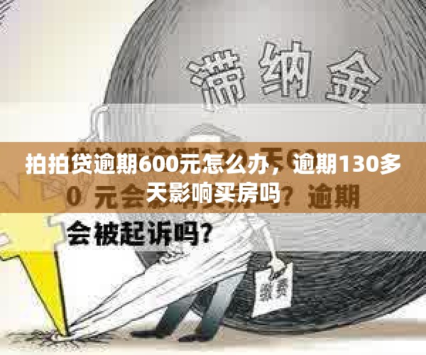 拍拍贷逾期600元怎么办，逾期130多天影响买房吗