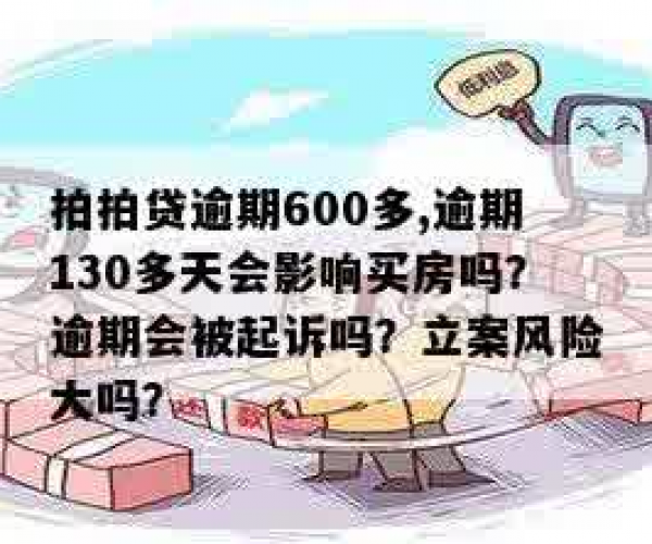 拍拍贷逾期600元怎么办，逾期130多天影响买房吗