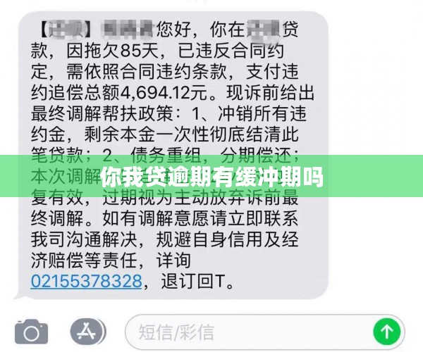 你我贷逾期有缓冲期吗