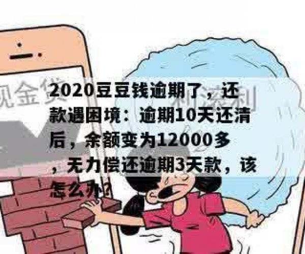 欠豆豆钱20800元逾期2个半月处理