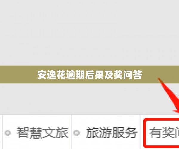 安逸花逾期后果及奖问答