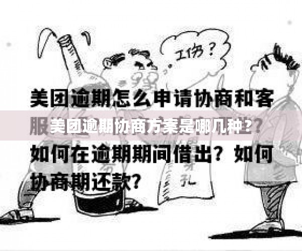 美团逾期协商方案是哪几种？