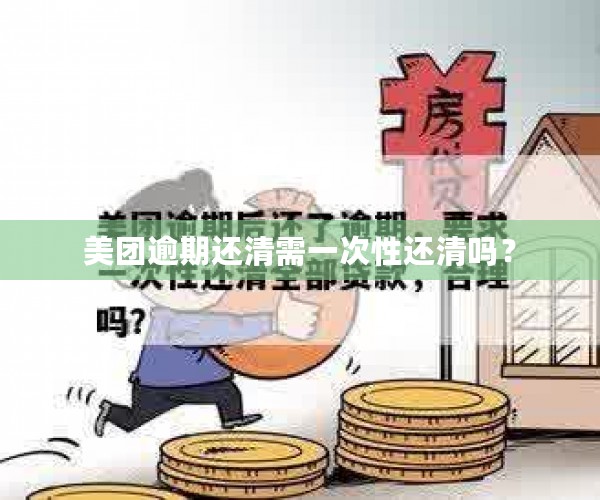 美团逾期还清需一次性还清吗？