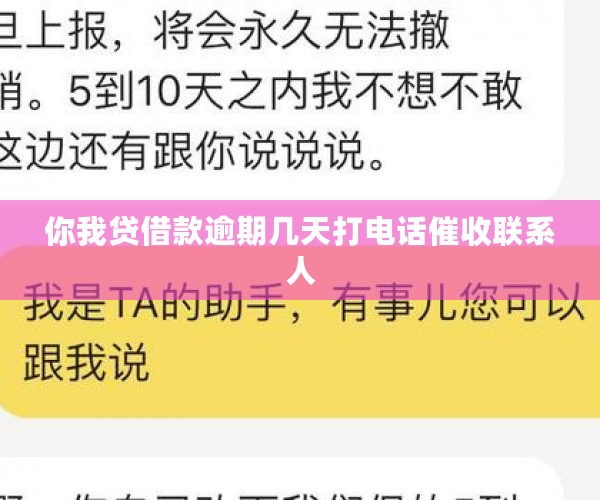 你我贷借款逾期几天打电话催收联系人