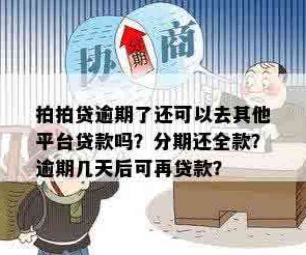 拍拍贷逾期了还可以去其他平台贷款吗？