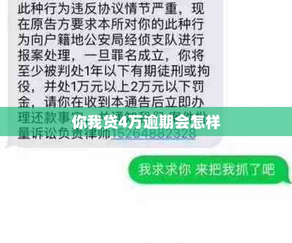 你我贷4万逾期会怎样