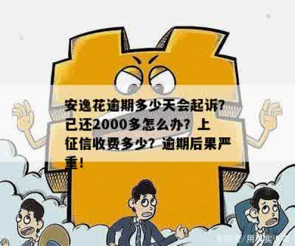 安逸花逾期多少天会起诉,我已经还了2000多怎么办？