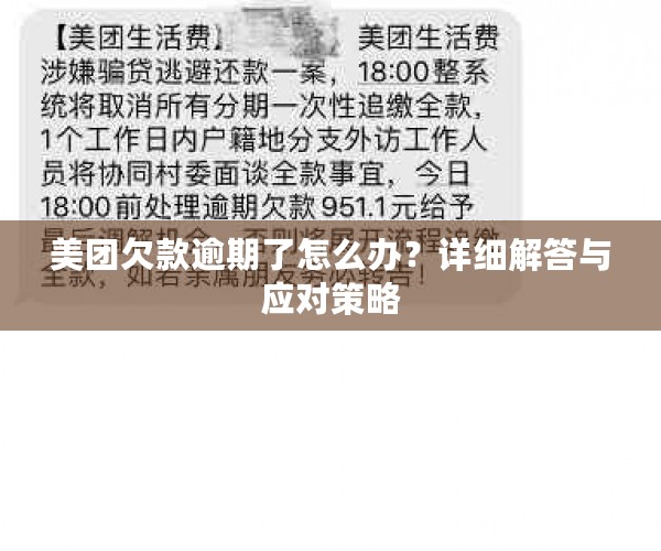 美团欠款逾期了怎么办？详细解答与应对策略