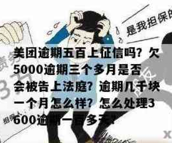 逾期5000元的美团生活费会产生哪些后果？