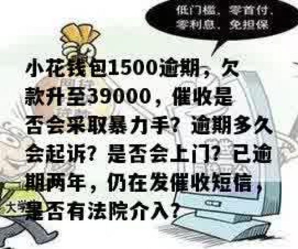 逾期半年，小花钱包欠款39000元，是否会遭遇上门追讨？