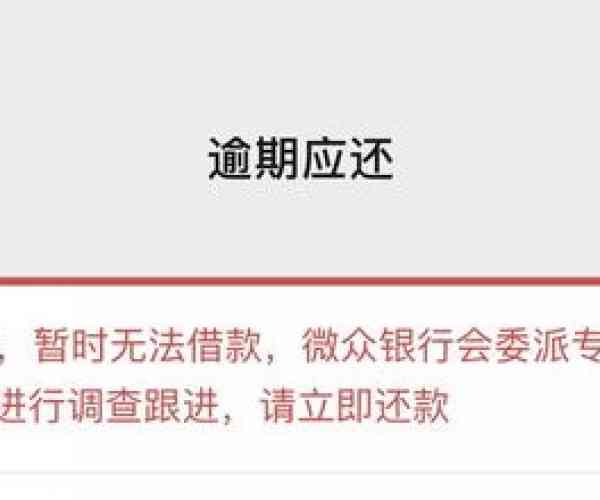 微粒贷第二次逾期解决方案探究