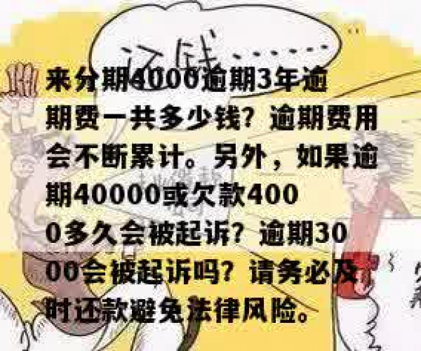 来分期3000逾期400多天