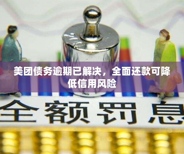 美团债务逾期已解决，全面还款可降低信用风险