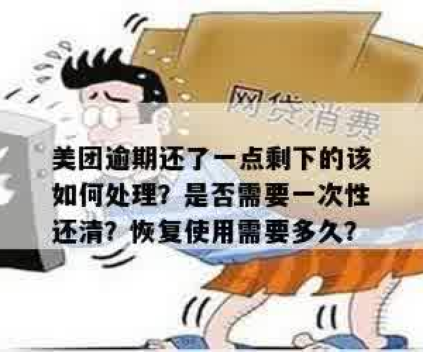 美团逾期还款后，是否需要一次性还清逾期款项？