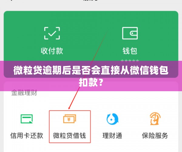微粒贷逾期后是否会直接从微信钱包扣款？
