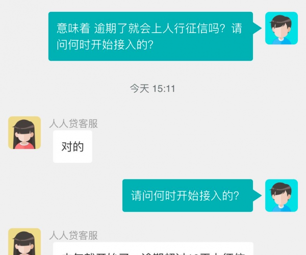 微粒贷未逾期上征信么