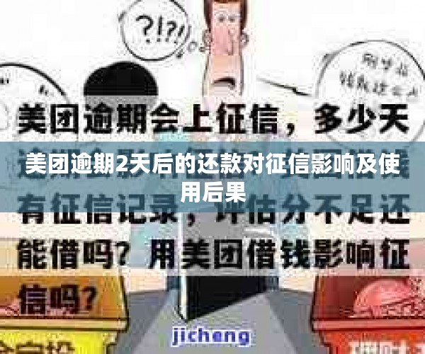 美团逾期2天后的还款对征信影响及使用后果