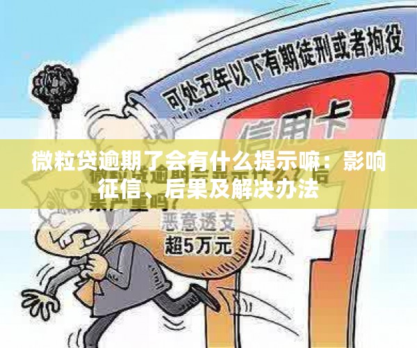 微粒贷逾期了会有什么提示嘛：影响征信、后果及解决办法