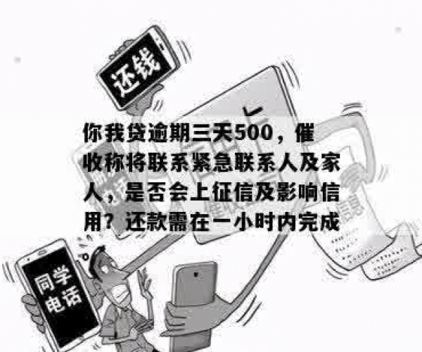 你我贷逾期4天打电话说12点半不还 急联系人征信