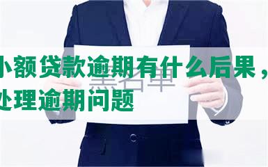 网上     逾期有什么后果，以及如何处理逾期问题