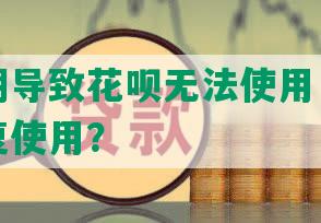 借呗逾期导致花呗无法使用，如何解决并恢复使用？