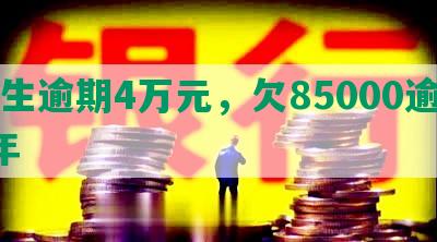 民生逾期4万元，欠85000逾期4年