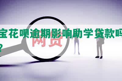 支付宝花呗逾期影响助学贷款吗？怎么办？