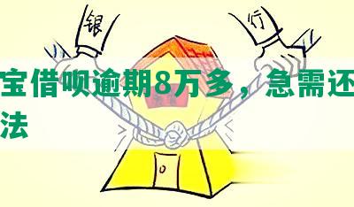 支付宝借呗逾期8万多，急需还款解决方法