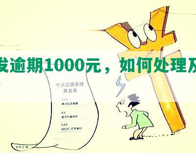 浦发逾期1000元，如何处理及投诉？