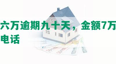 浦发六万逾期九十天，金额7万，现不打电话