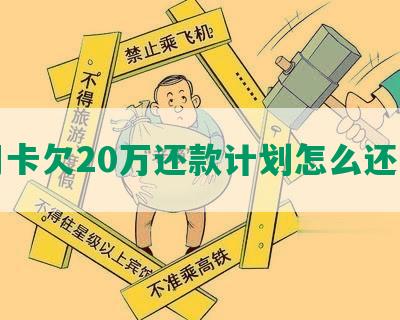 信用卡欠20万还款计划怎么还不了