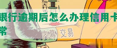 建设银行逾期后怎么办理信用卡并恢复正常