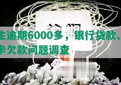 民生逾期6000多，银行贷款、信用卡欠款问题调查