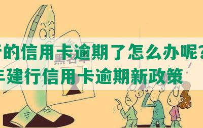 建行的信用卡逾期了怎么办呢？2021年建行信用卡逾期新政策