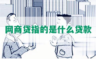 网商贷指的是什么贷款