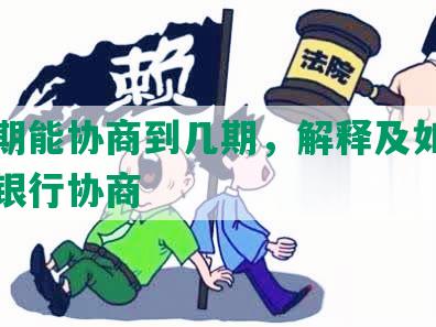 发逾期能协商到几期，解释及如何直接跟银行协商