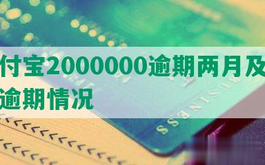 支付宝2000000逾期两月及其他逾期情况