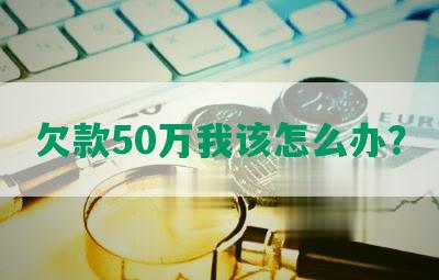 欠款50万我该怎么办？