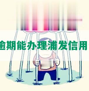 花呗逾期能办理浦发信用卡吗？