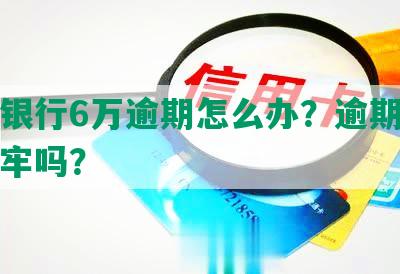 招商银行6万逾期怎么办？逾期一年会坐牢吗？