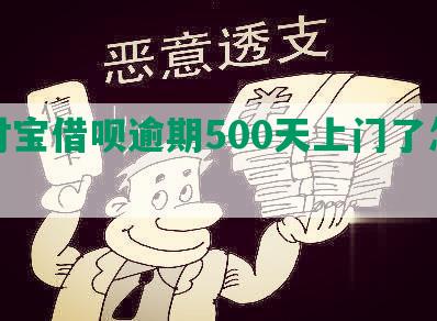 支付宝借呗逾期500天上门了怎么办？