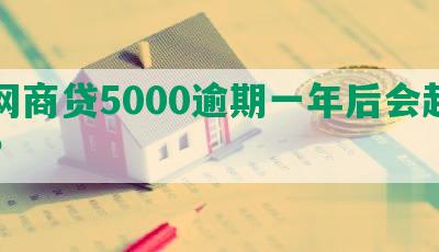 欠网商贷5000逾期一年后会起诉吗？