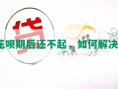 花呗期后还不起，如何解决？