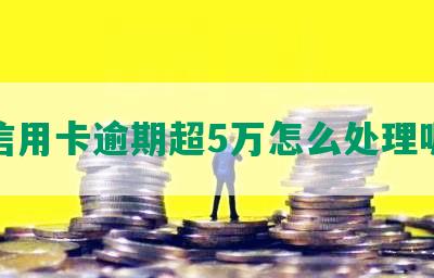 信用卡逾期超5万怎么处理呢