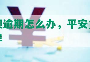 平安贷呗逾期怎么办，平安贷逾期不还会怎样