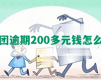 美团逾期200多元钱怎么办