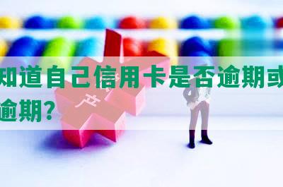 如何知道自己信用卡是否逾期或还款是否逾期？